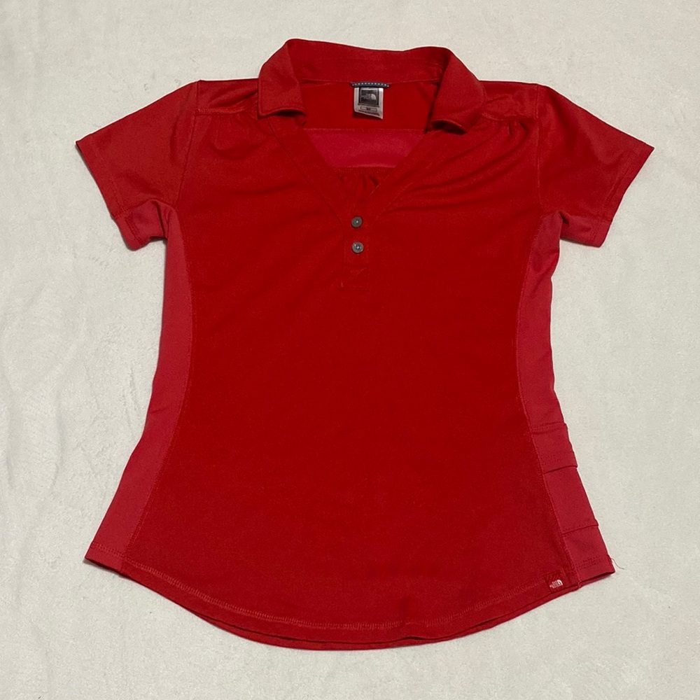 The North Face Vapor Wick Collared Polo Shirt Sz Small